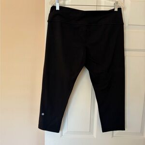 Lululemon Black Cropped Leggings